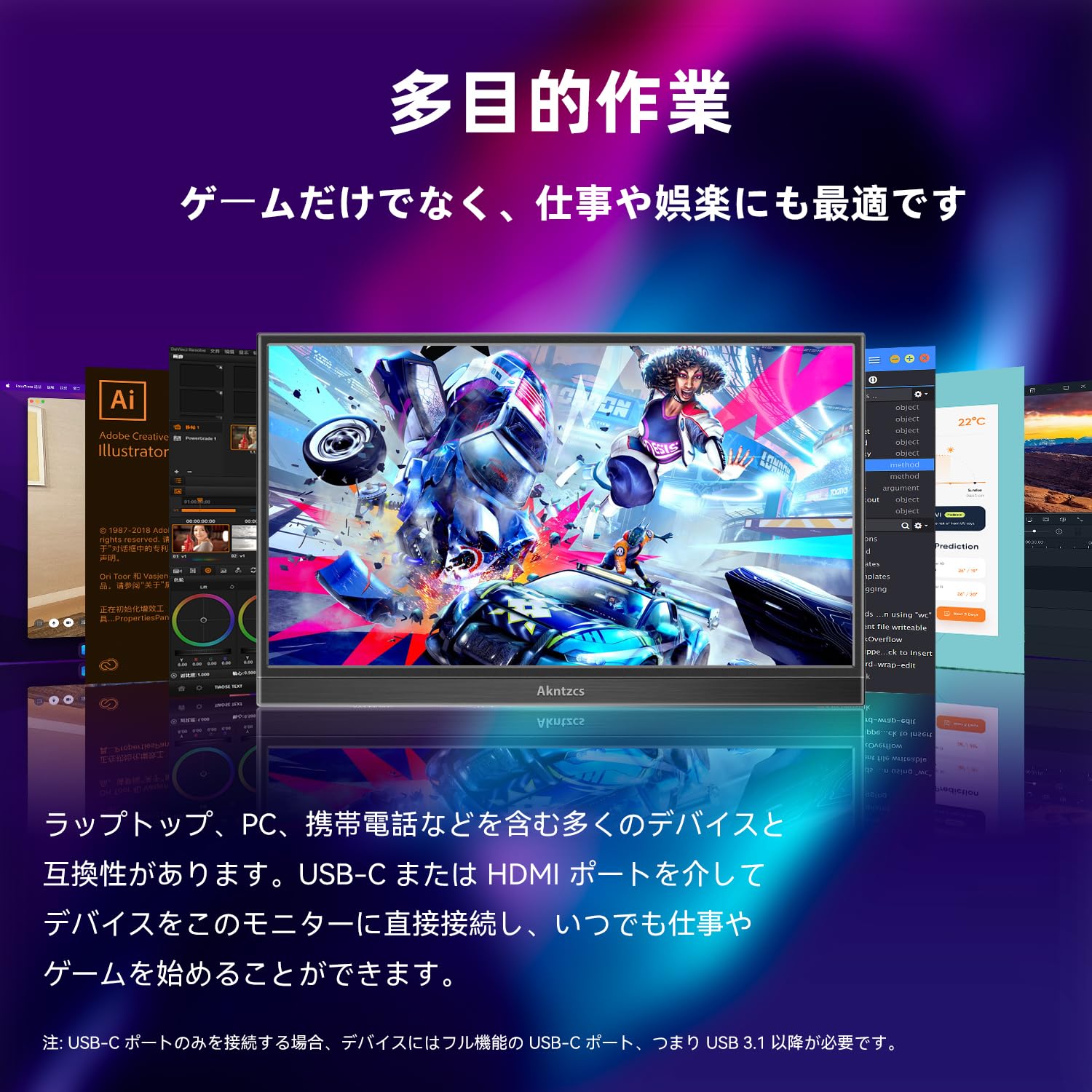 15.6インチ モバイルモニター 144Hz ゲームモニター Amazon.co.jp: モバイルモニターゲームモニター15.6インチ144Hz
